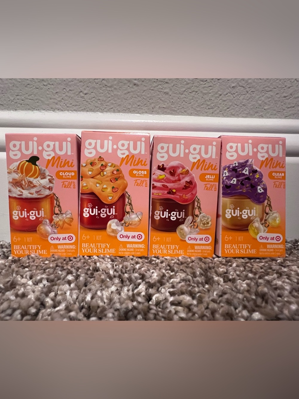 Mini Gui Gui Fall edition Slime Kit - 4 pack